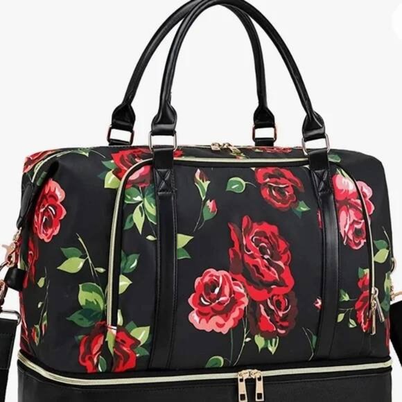 Handbags - NWT Travel Weekender Bag Overnight Duffel Carry-on Tote Bag fit 15.6 Inch Laptop